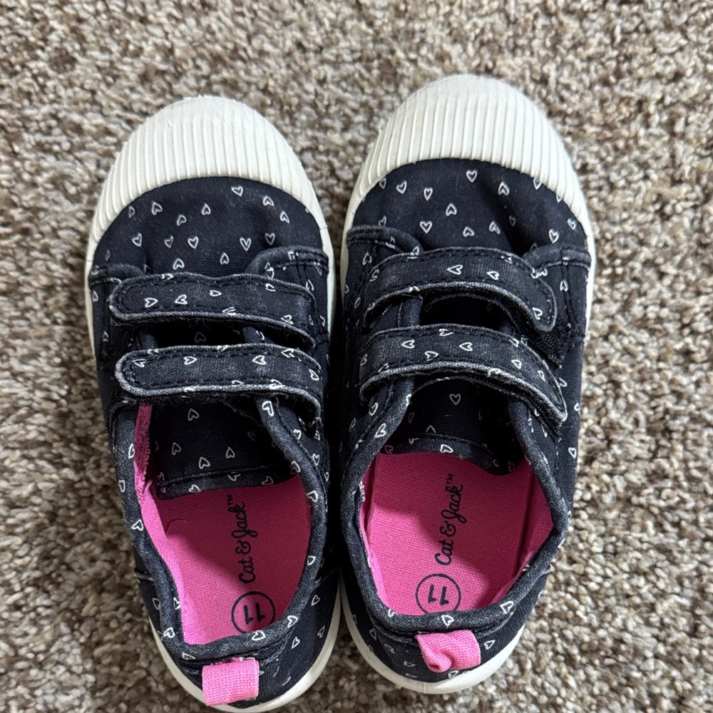 Jumping Beans Black and White Kids Sneakers